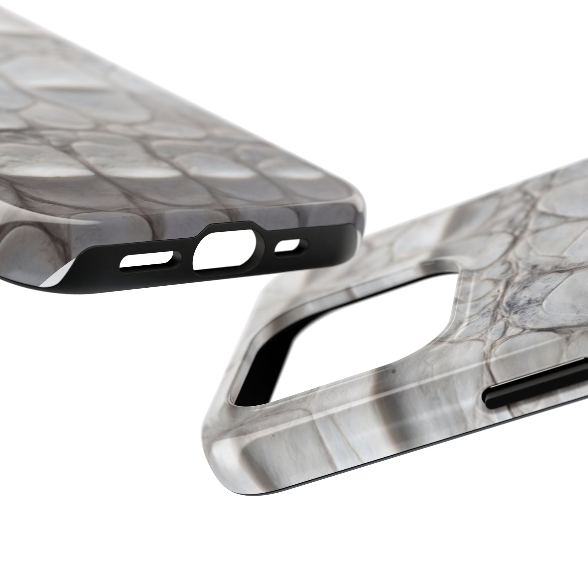 WHITE CROCODILE PHONE CASE
