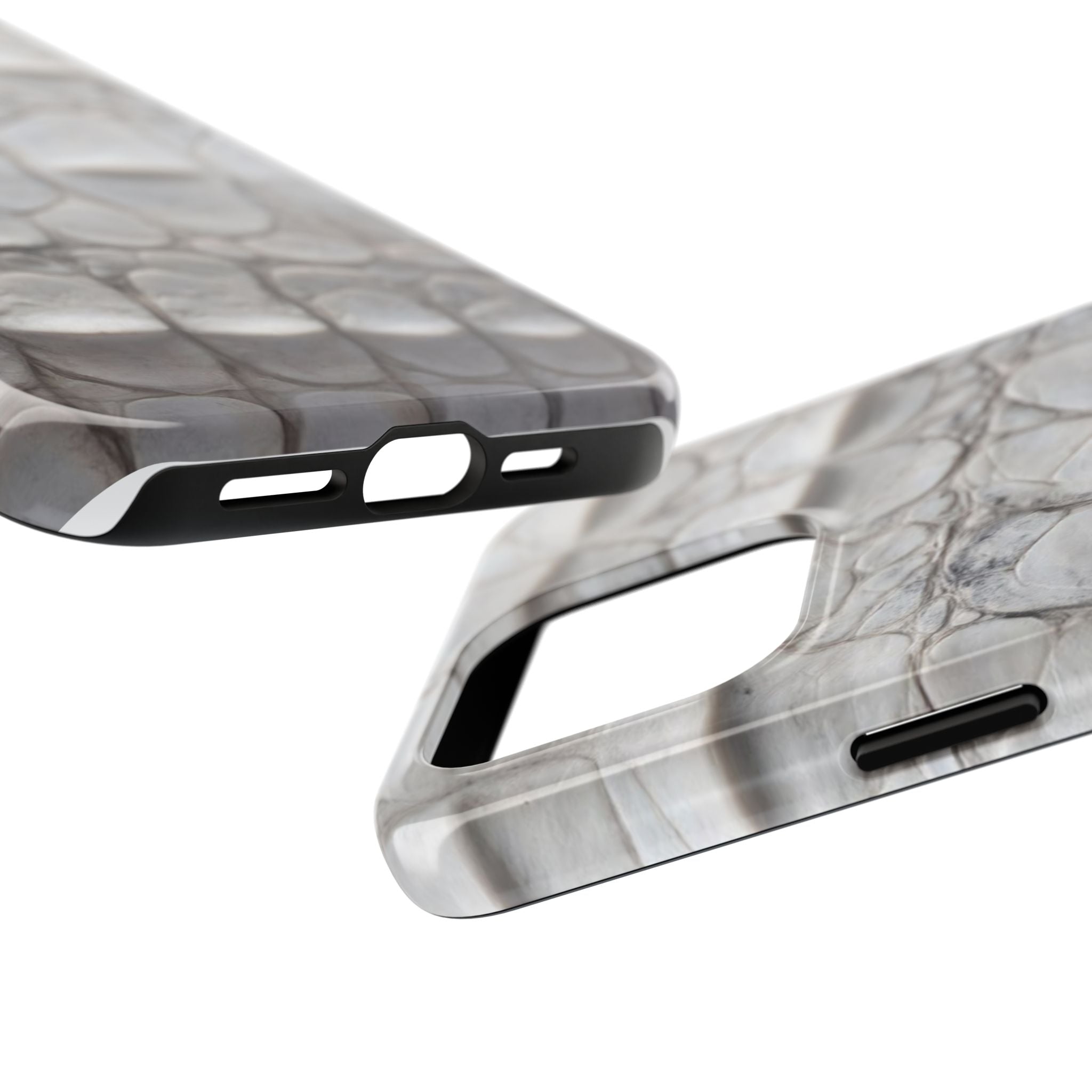 WHITE CROCODILE PHONE CASE