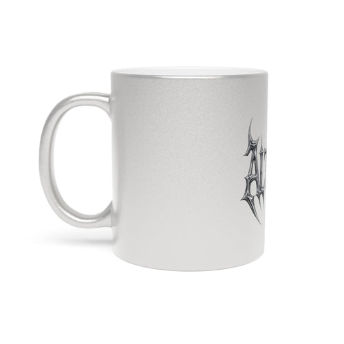 CHROME METALLIC LOGO MUG
