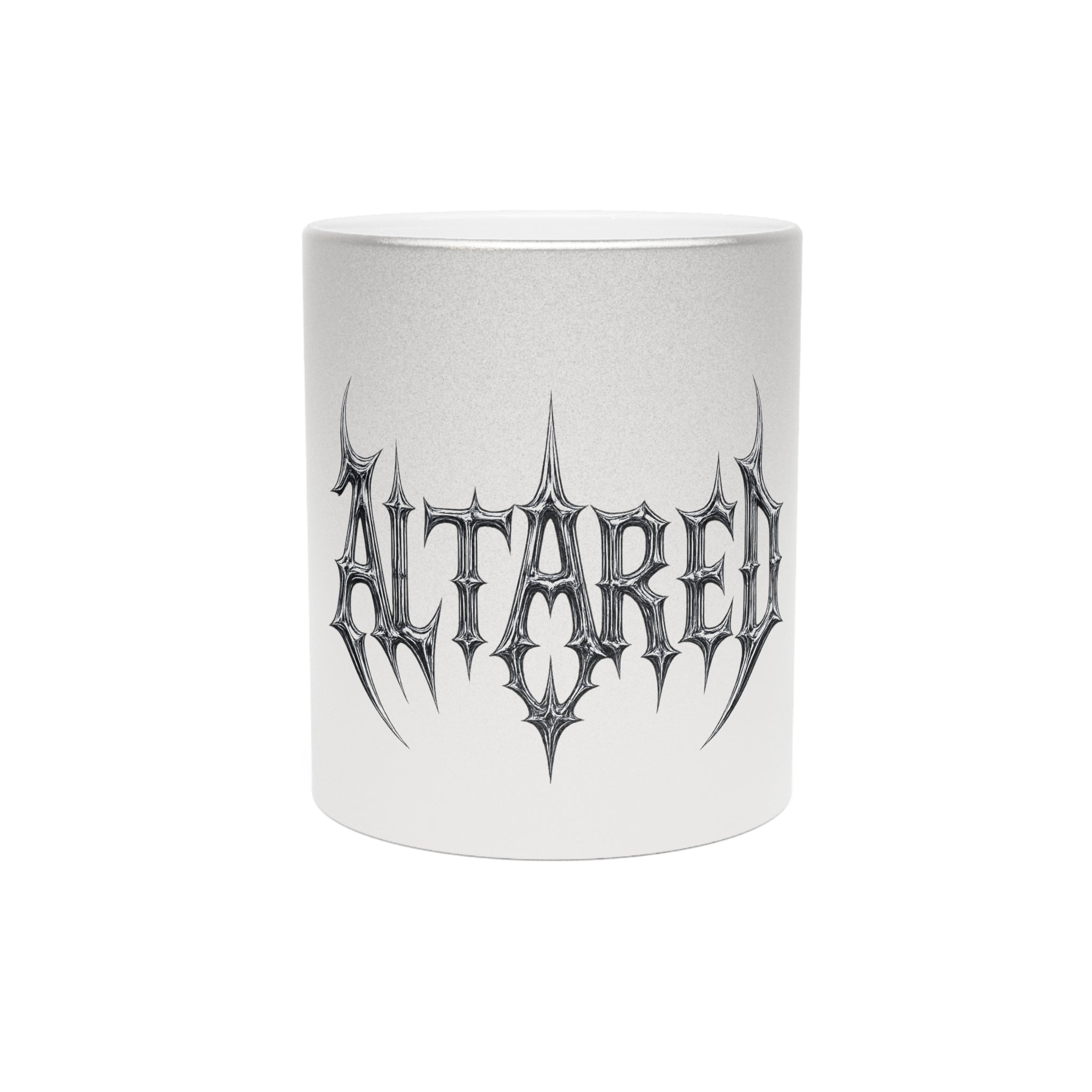 CHROME METALLIC LOGO MUG
