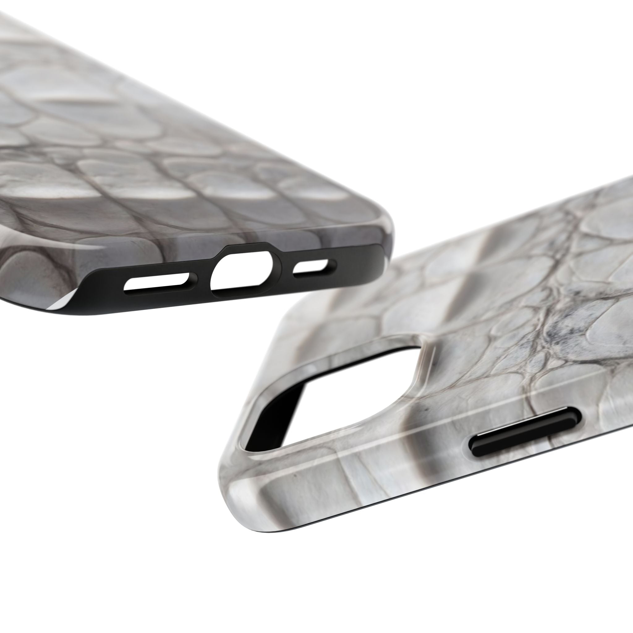 WHITE CROCODILE PHONE CASE