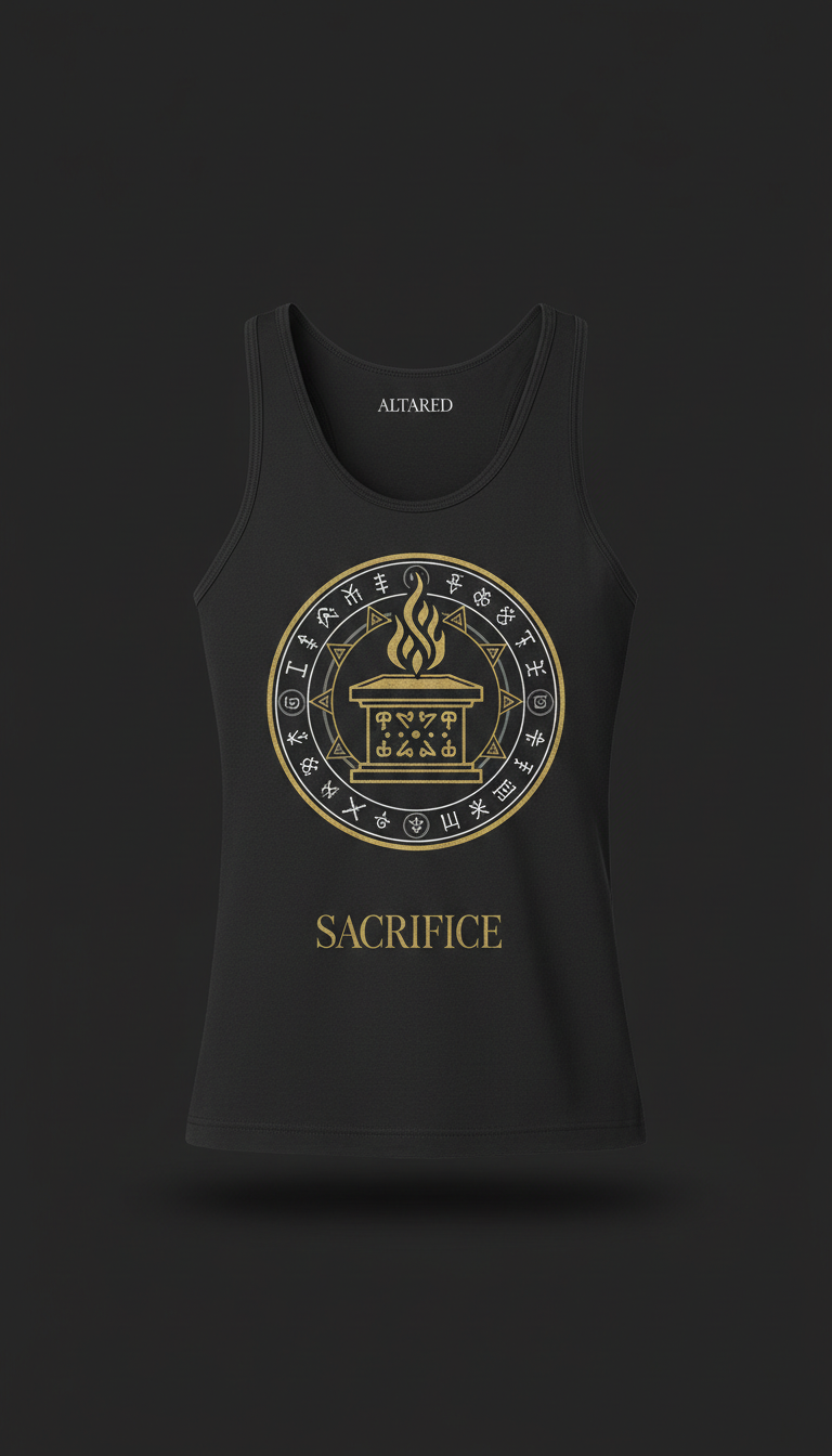 Fitted Stretch Tank With Gloss Label