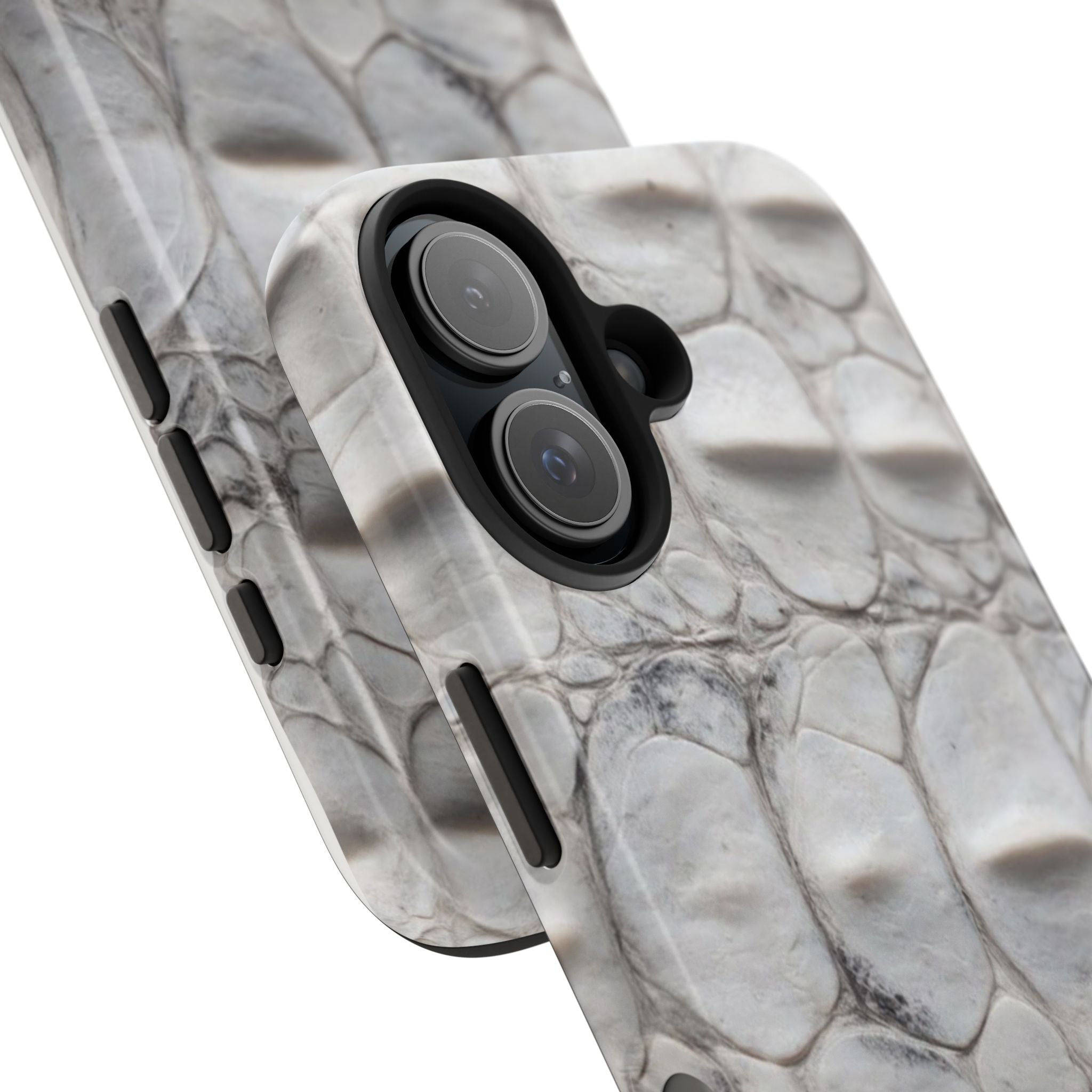 WHITE CROCODILE PHONE CASE